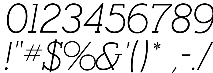 AlexandriaFLF-Italic Font OTHER CHARS