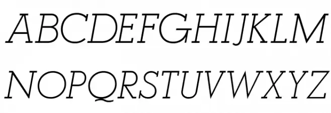 AlexandriaFLF-Italic फ़ॉन्ट अपरकेस