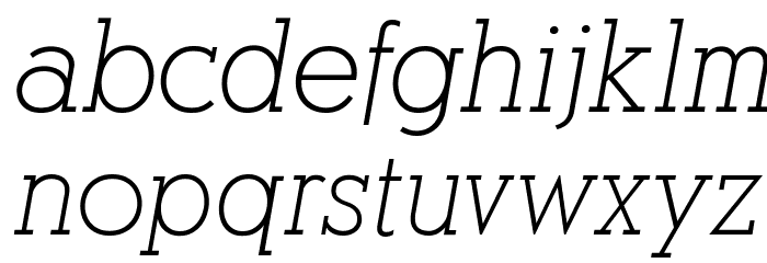 AlexandriaFLF-Italic Font LOWERCASE