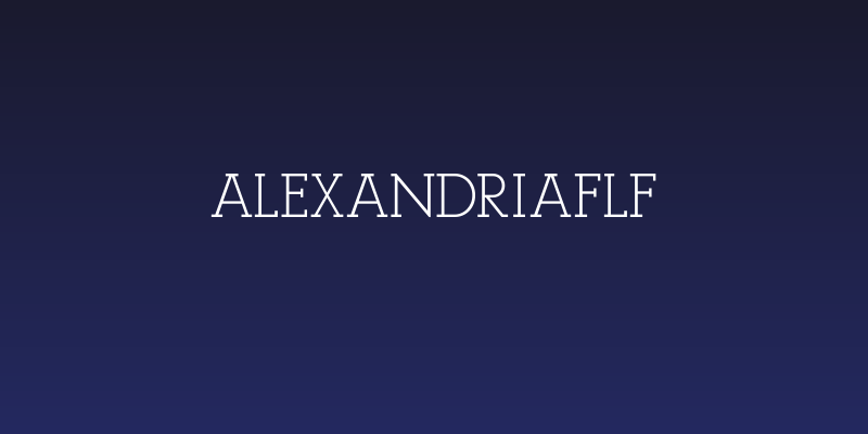 AlexandriaFLF Social Header