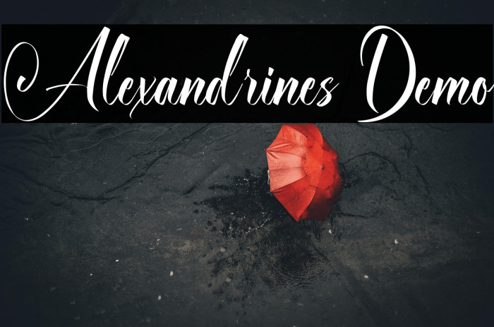 Alexandrines Demo Example 2