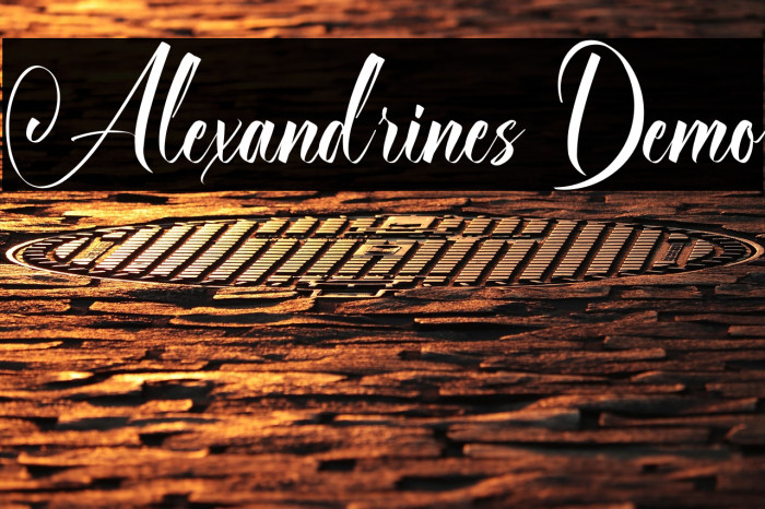 Alexandrines Demo Example 3