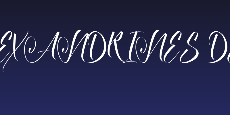 Alexandrines Demo Social Header