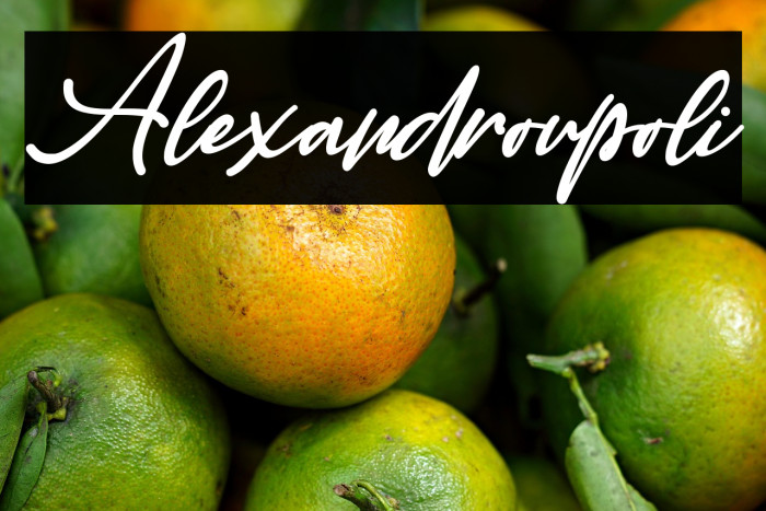 Alexandroupoli Example 2