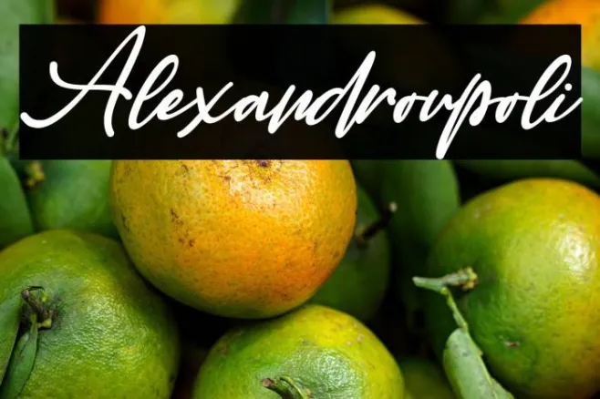 Alexandroupoli Example 2