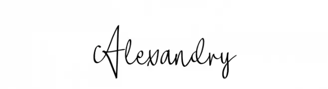 Alexandry  नि: शुल्क फ़ॉन्ट्स डाउनलोड