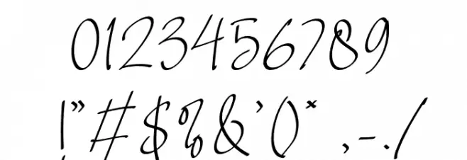 Alexandry Font OTHER CHARS