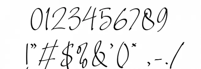 Alexandry Font OTHER CHARS