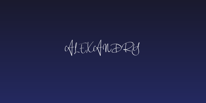 Alexandry Social Header