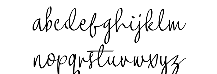 Alexandry Font LOWERCASE