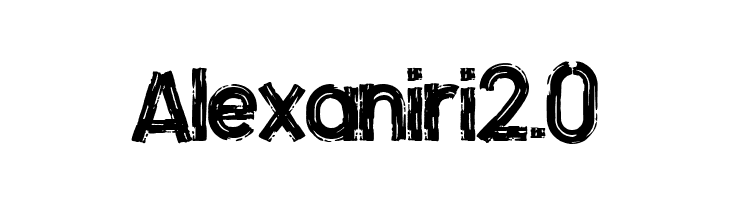 Alexaniri 2.0 Font