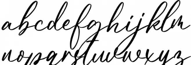 Alexanna フォント 小文字