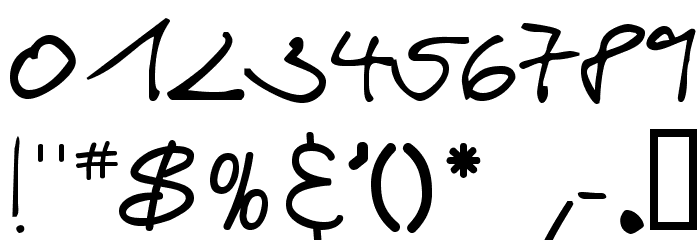 AlexbyHarryTroeger Font OTHER CHARS