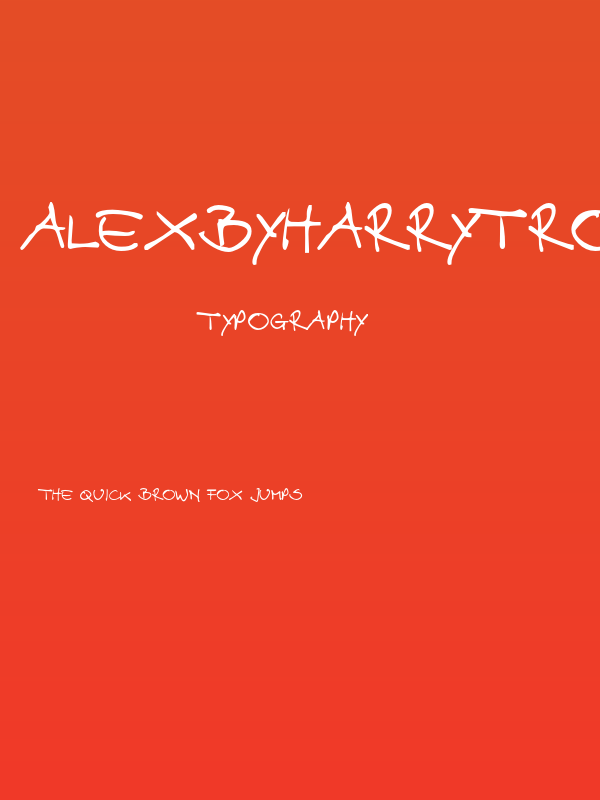 AlexbyHarryTroeger Poster