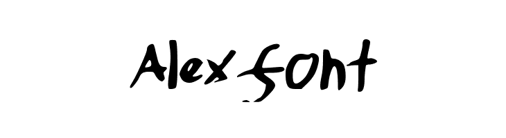 Alexfont  フリーフォントのダウンロード