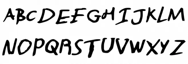 Alexfont 字体 大写