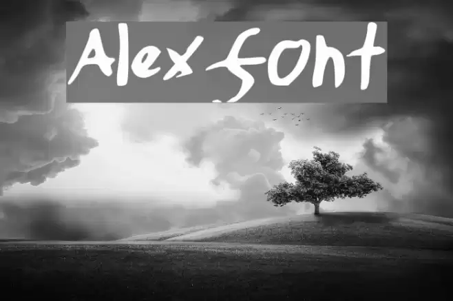 Alexfont Font examples