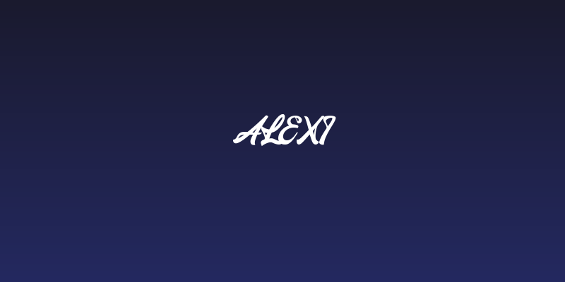 Alexi Social Header