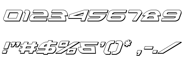 Alexis 3D Italic Polices AUTRES CHARS