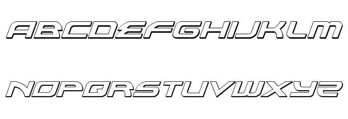 Alexis 3D Italic Polices MINUSCULES