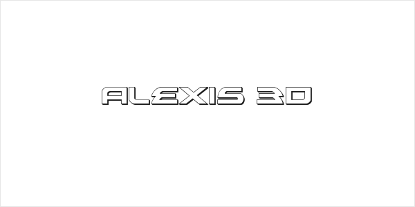 Alexis 3D Logo