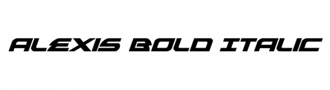Alexis Bold Italic  baixar fontes gratis