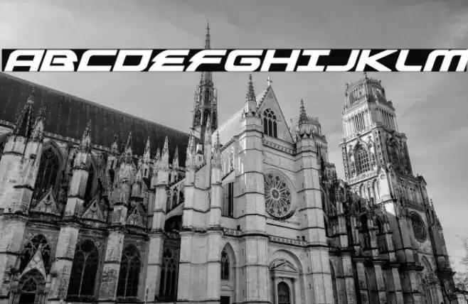 Alexis Bold Italic Font examples