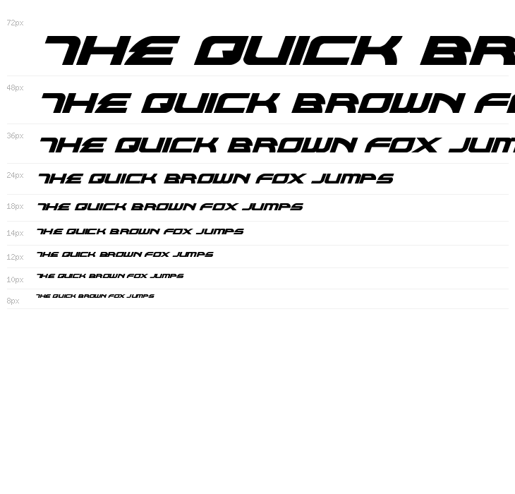 Alexis Bold Italic Waterfall