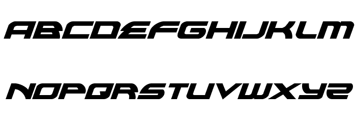 Alexis Bold Italic Font LOWERCASE