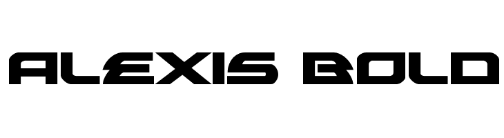 Alexis Bold Шрифта