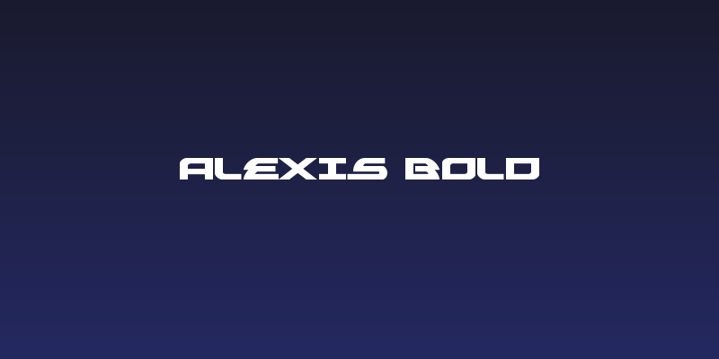Alexis Bold Social Header