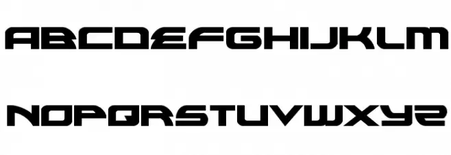 Alexis Bold Font LOWERCASE