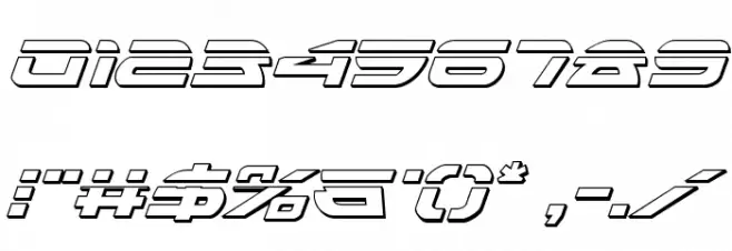 Alexis Bullet Italic Polices AUTRES CHARS