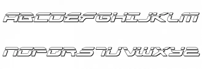 Alexis Bullet Italic خط أحرف كبيرة