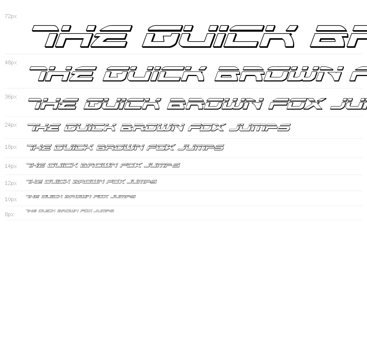 Alexis Bullet Italic Waterfall