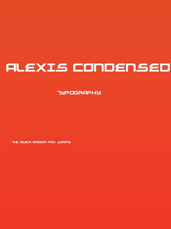 Alexis Condensed Poster