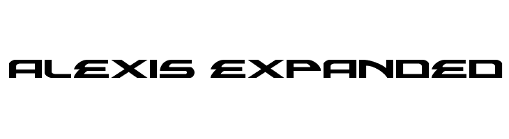 Alexis Expanded  Descarca Fonturi Gratis