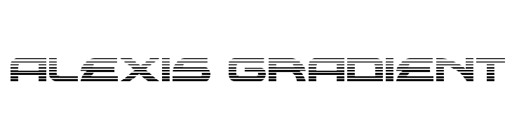 Alexis Gradient  Frei Schriftart Herunterladen