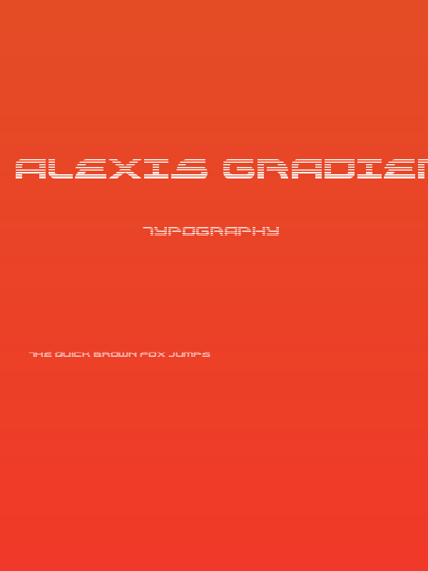 Alexis Gradient Poster