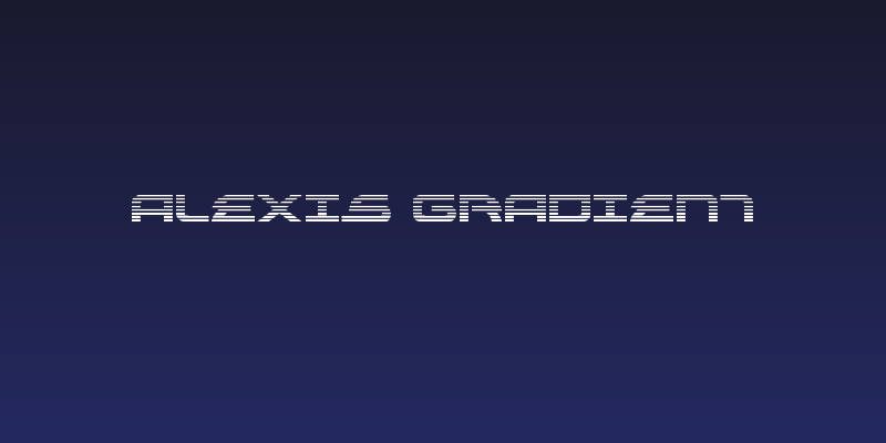 Alexis Gradient Social Header