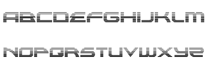 Alexis Gradient Font LOWERCASE