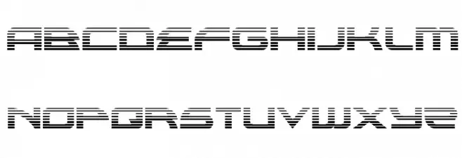 Alexis Gradient フォント 小文字