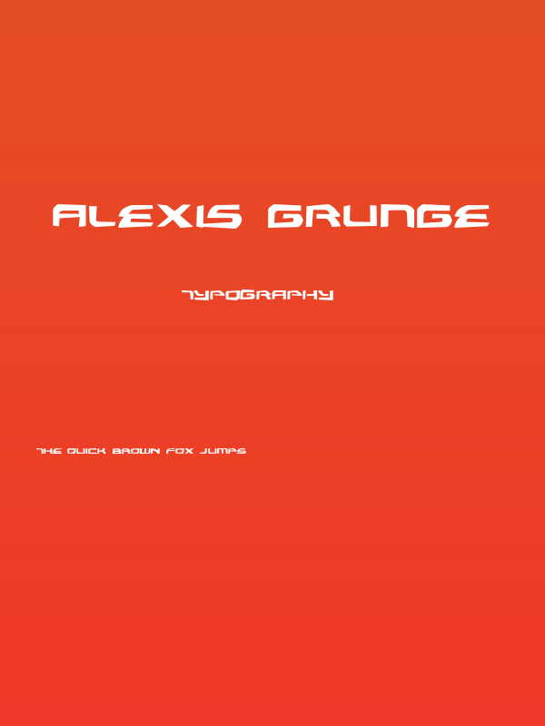 Alexis Grunge Poster