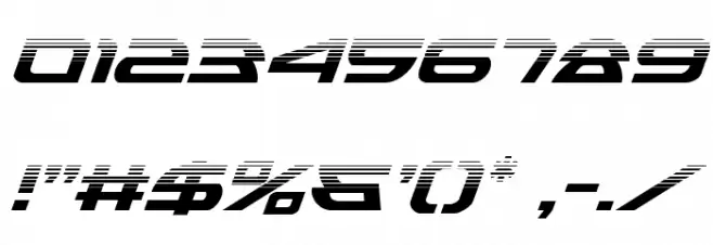 Alexis Halftone Italic Font OTHER CHARS