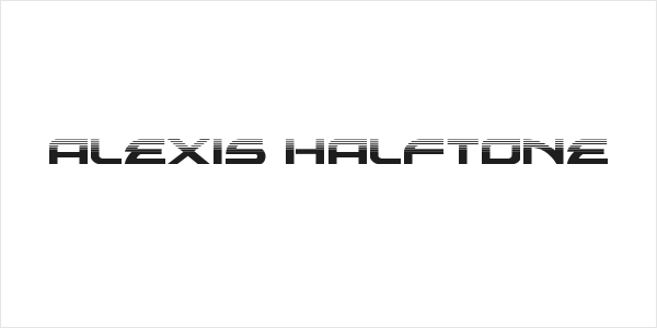 Alexis Halftone Logo