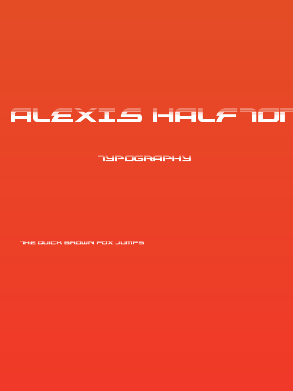 Alexis Halftone Poster