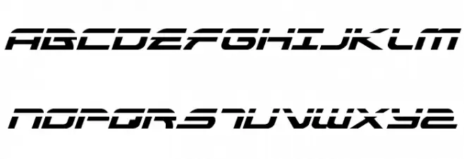 Alexis Laser Italic Fonte MAIÚSCULAS
