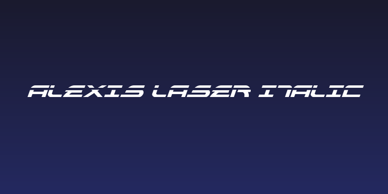 Alexis Laser Italic Social Header