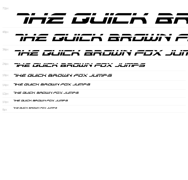 Alexis Laser Italic Waterfall