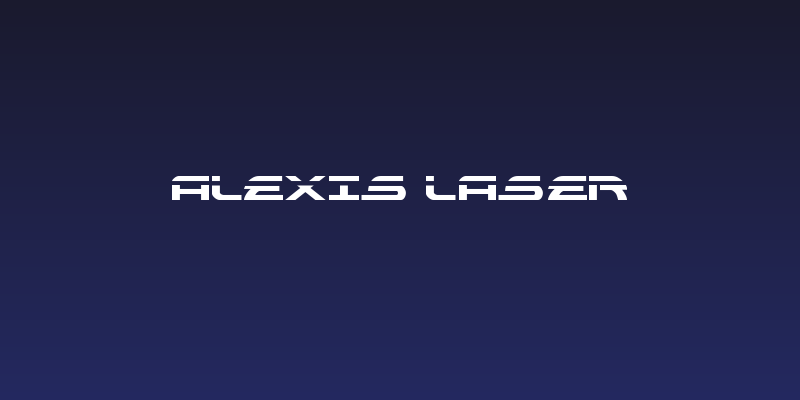 Alexis Laser Social Header